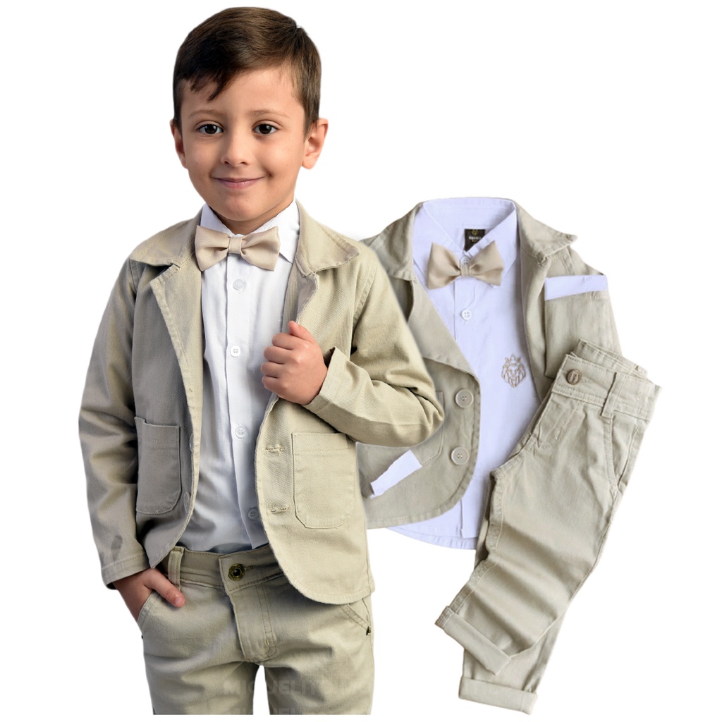 Roupa Batizado Menino Estiloso – Com Blazer