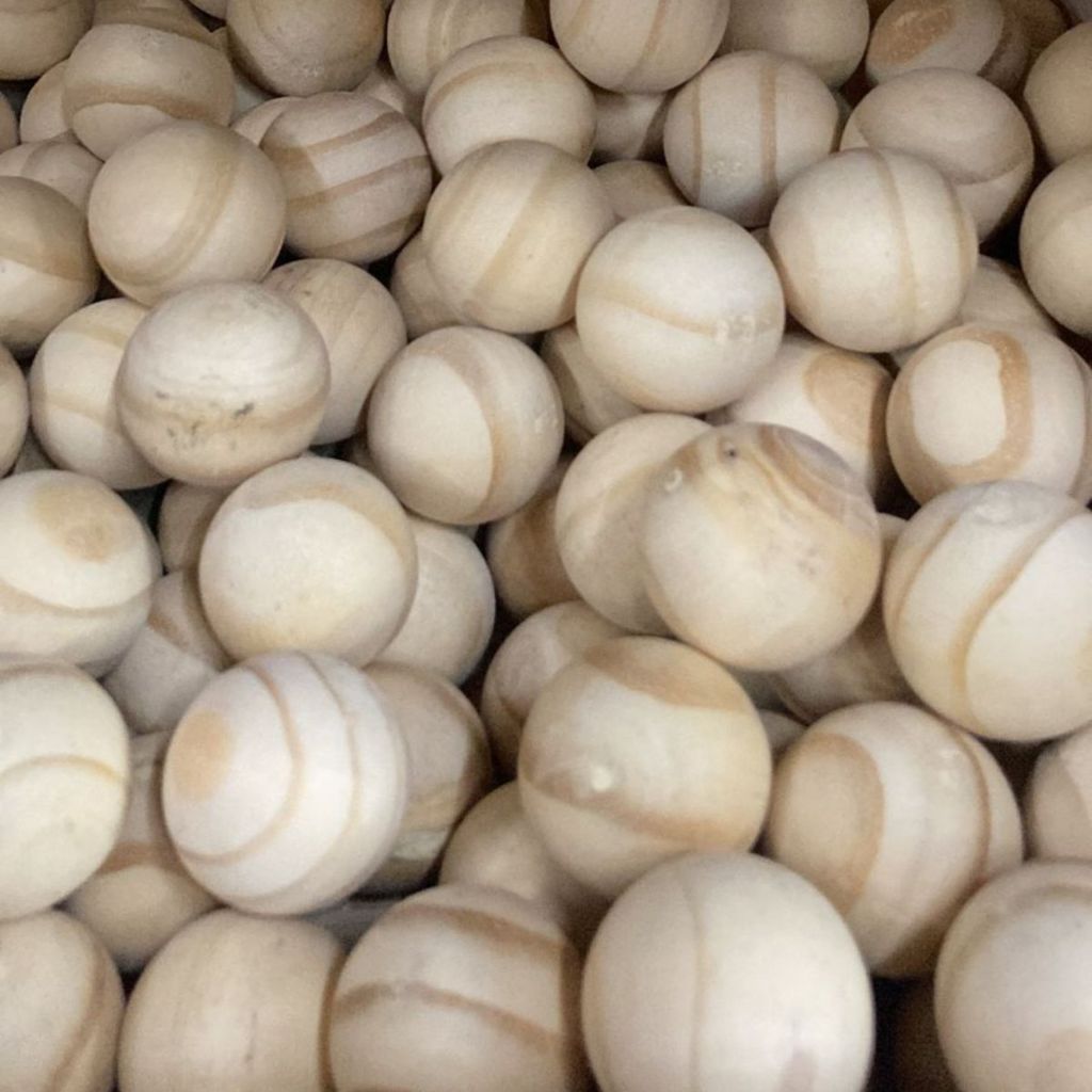 Esfera 70mm Anti Mofo Bola De Madeira Bola Artesan