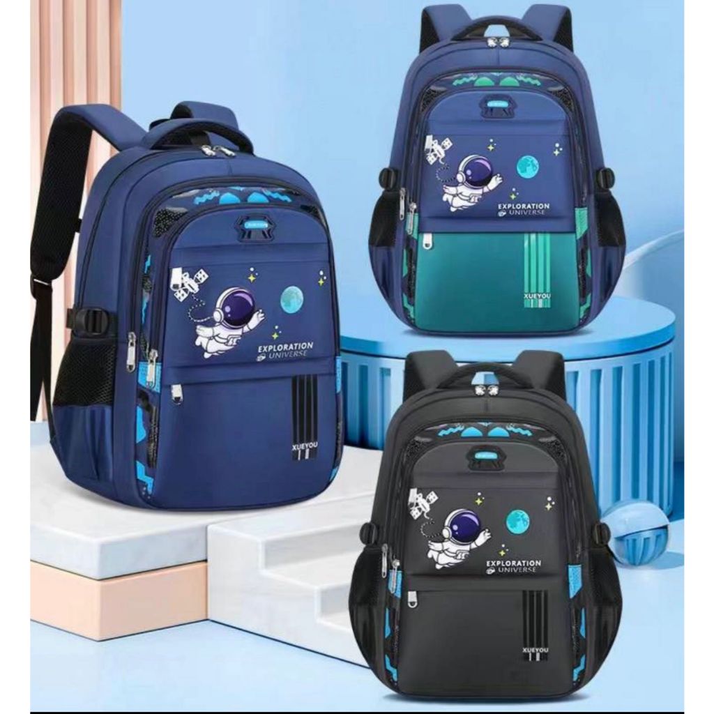 Mochila Para Crianças Escolar Astronauta Alunos D
