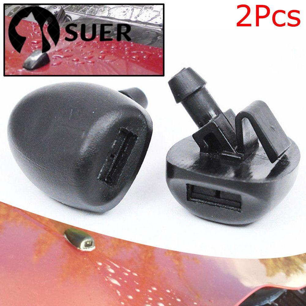 SUEBR 2Pcs Bocal Do Limpador De Pára-Brisas Preto