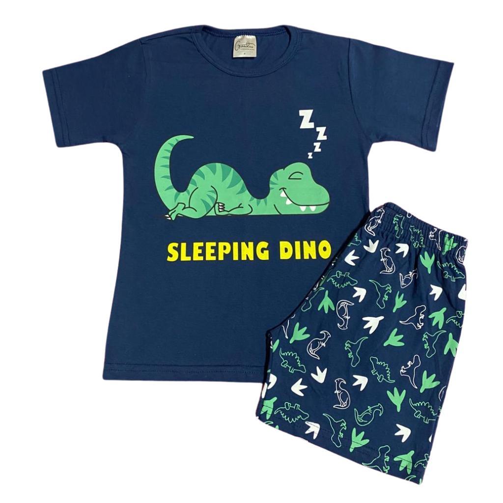 Pijama Infantil 100% Algodão Camiseta + Shorts Ro