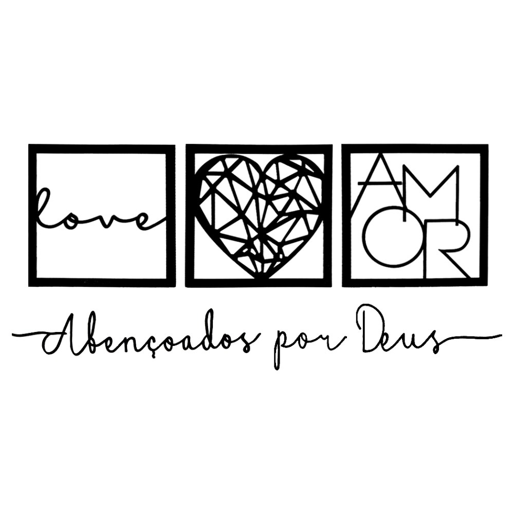 Kit Plaquinhas Decorativos para Parede Quarto Sala