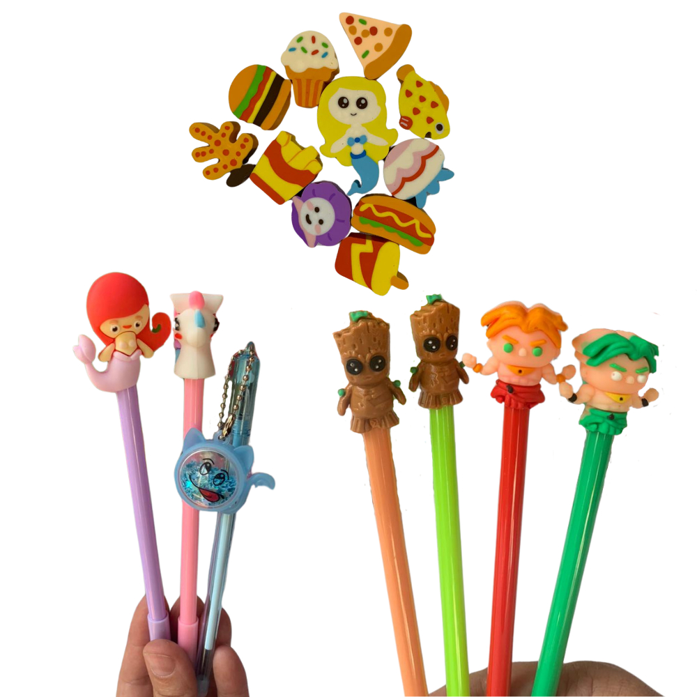 1 Unidade Caneta Ponta Fina Fofas Bichinhos Kawaii