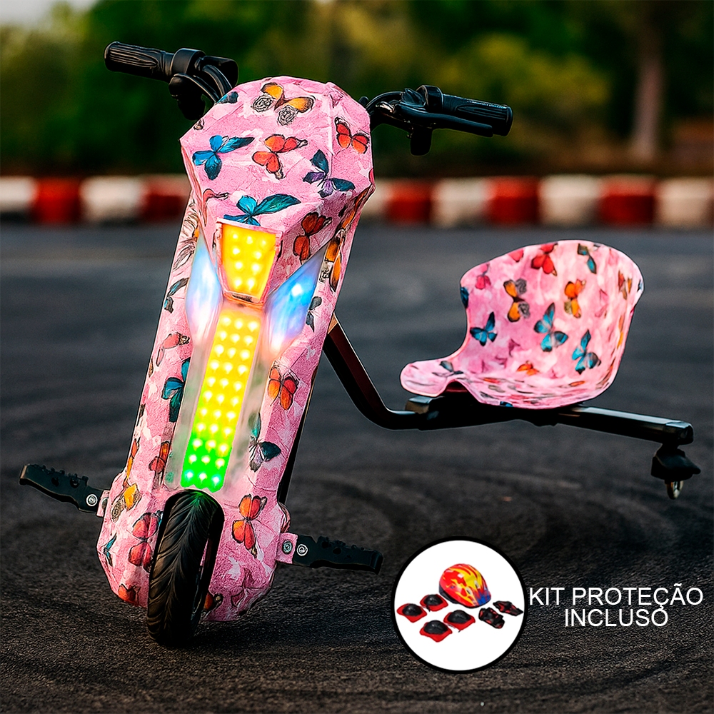 TRICICLO ELÉTRICO TRIKE DRIFT 8 Poleg. 250W 3 VEL