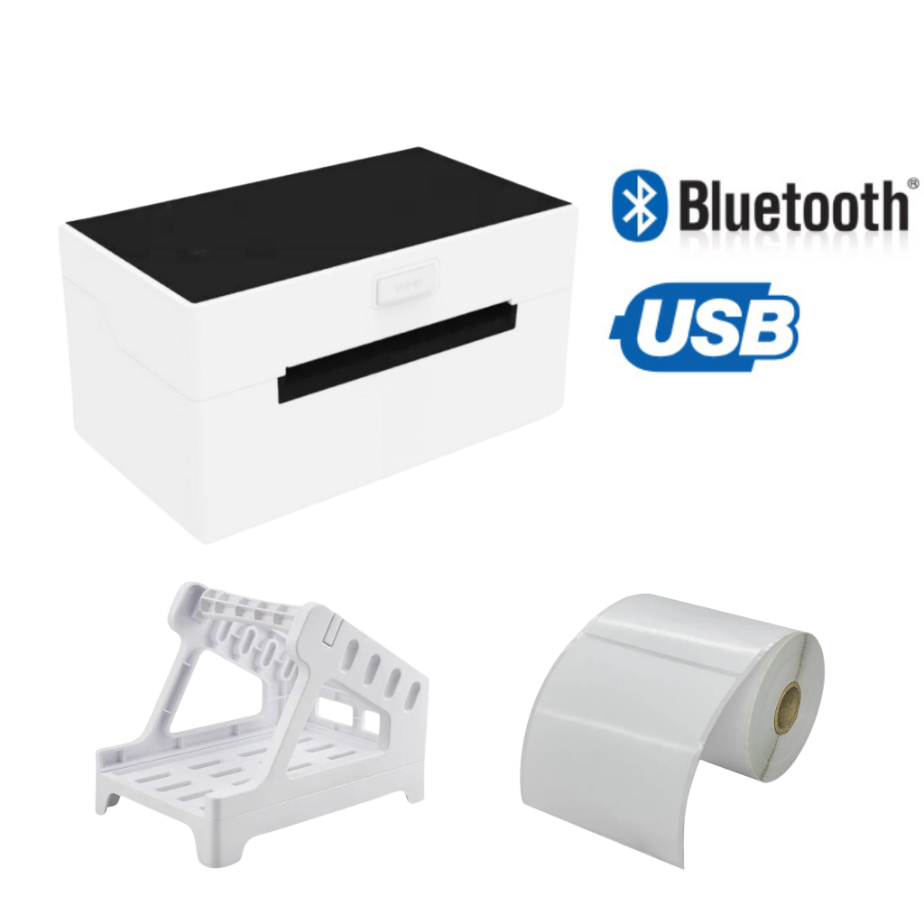 Impressora De Etiqueta Térmica Usb Bluetooth TT21