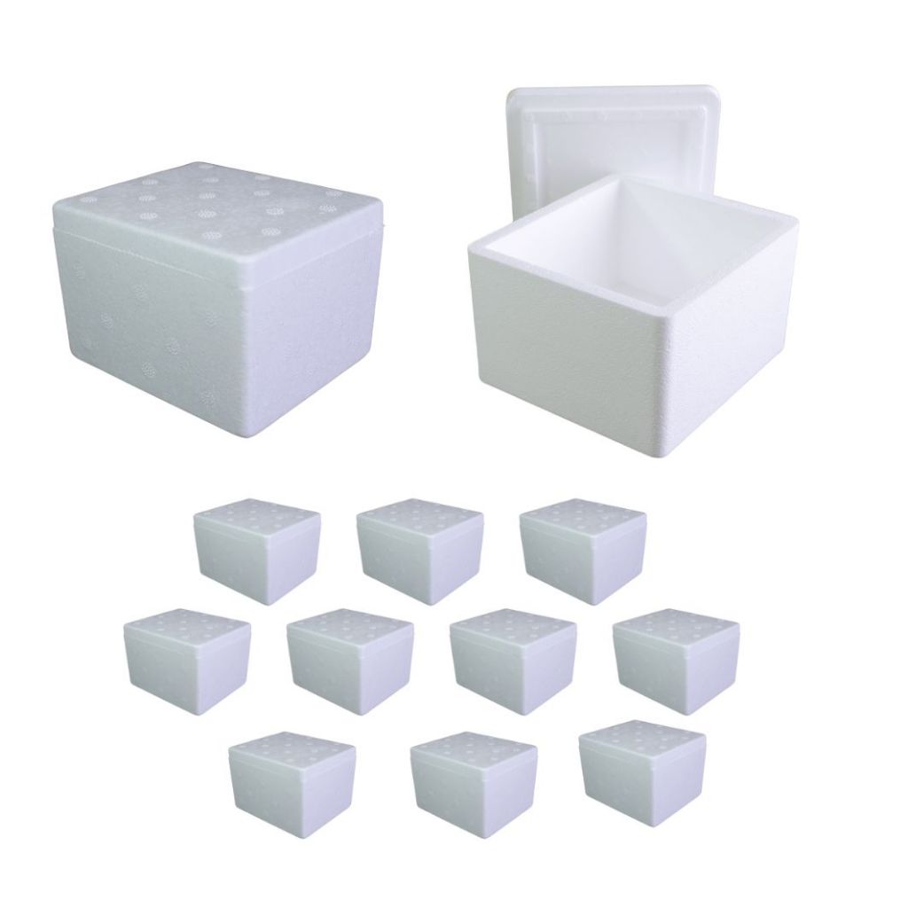 10cx isopor  eps – modelo pp 7,5 x x 9,5 x 1