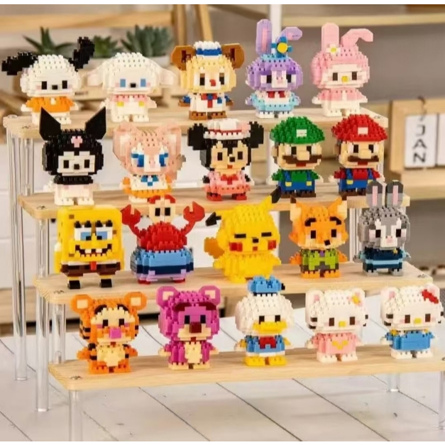 Blocks de montar Pequenos Blocos de Pateta Hello K