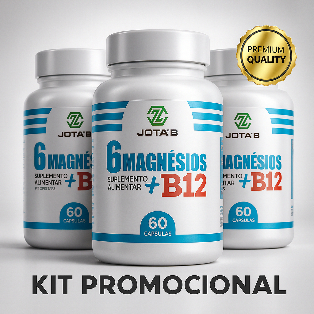 Suplemento 6 Magnésio + B12 Metilcobalamina 60 C�