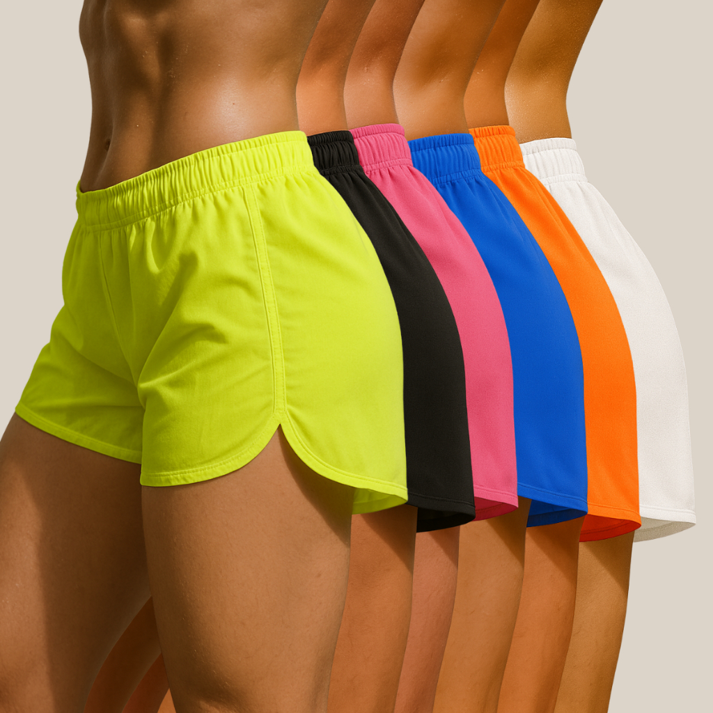 Kit 6 Short Feminino Tactel Verão Casual Praia Pi