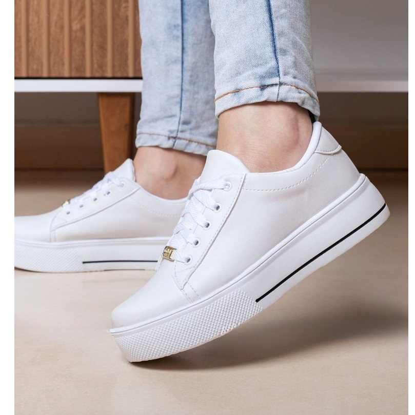 Tênis Feminino Casual Confortável Leve Sapato Fe