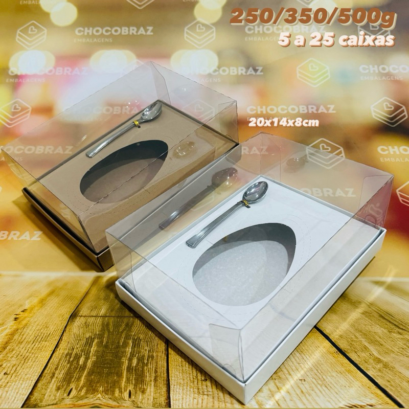 KIT 5~20 CAIXAS PARA OVO DE PÁSCOA AJUSTAVEL 250/