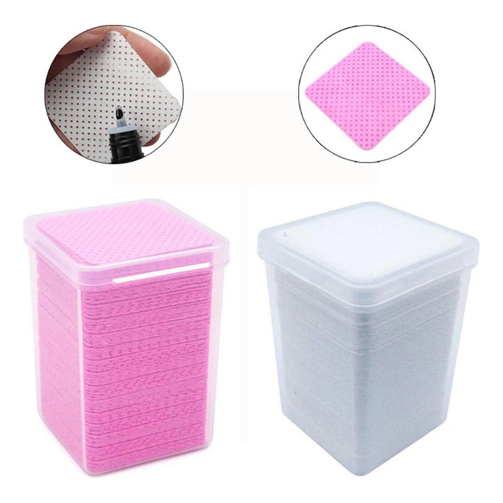 200 Lenços/Algodão Para Limpeza de Pinças Bico 