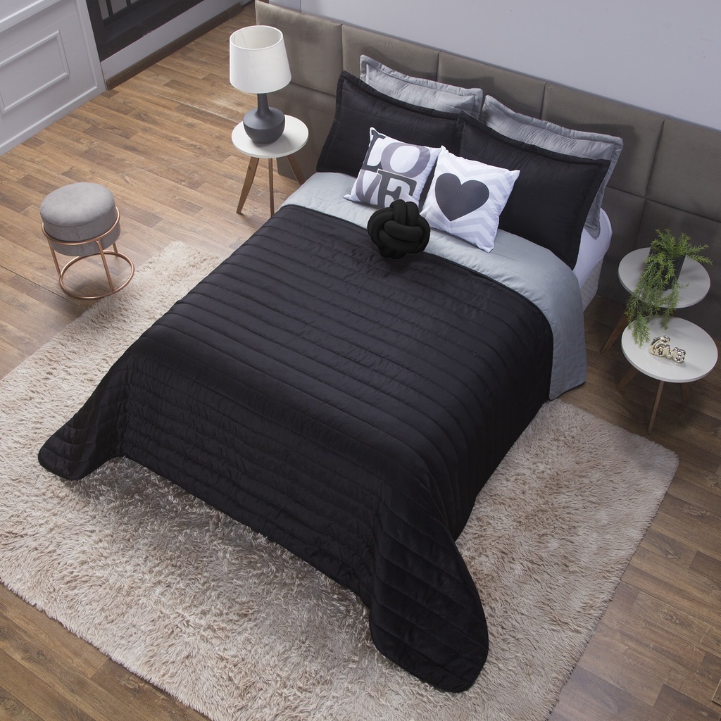 Kit Cobre Leito Romance Queen Dupla Face 8 Peças 