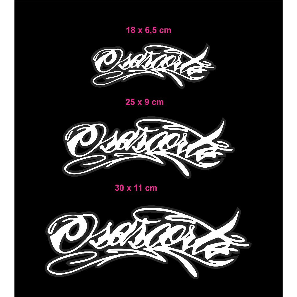 Adesivo Osascorte Para Viseira Capacete Moto Tanqu