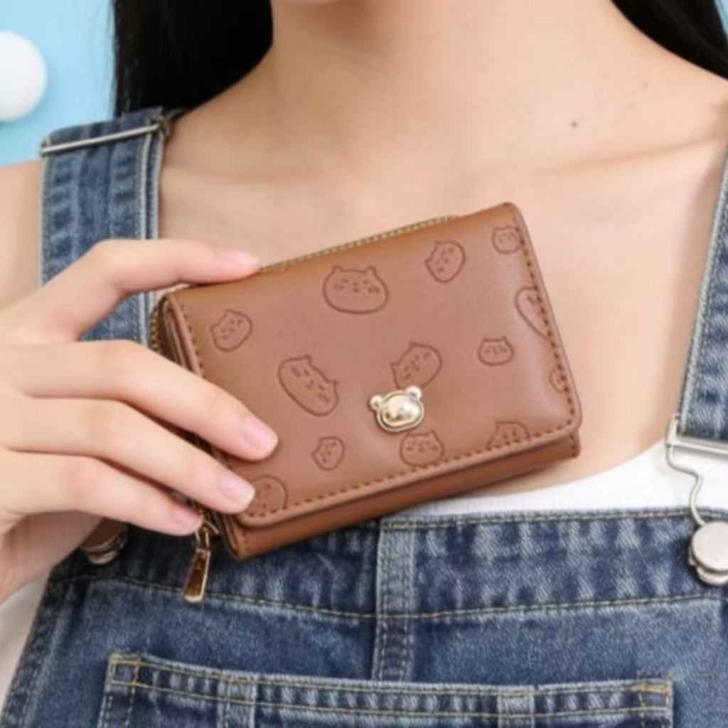 Carteira Pequena Feminina Couro Multi-Cartão Dese