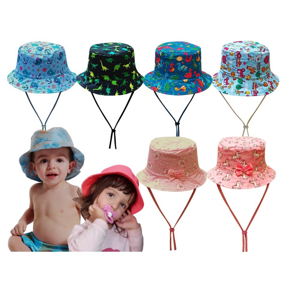 Chapéu BUCKET boné bebê infantil menina menino 