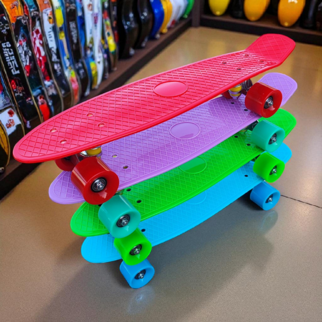 Skate Infantil Mini Cruser Completo Montado Menino