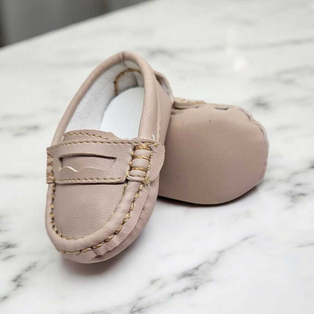 Mocassim Social Liso Sem Sola Baby Casamento Batiz