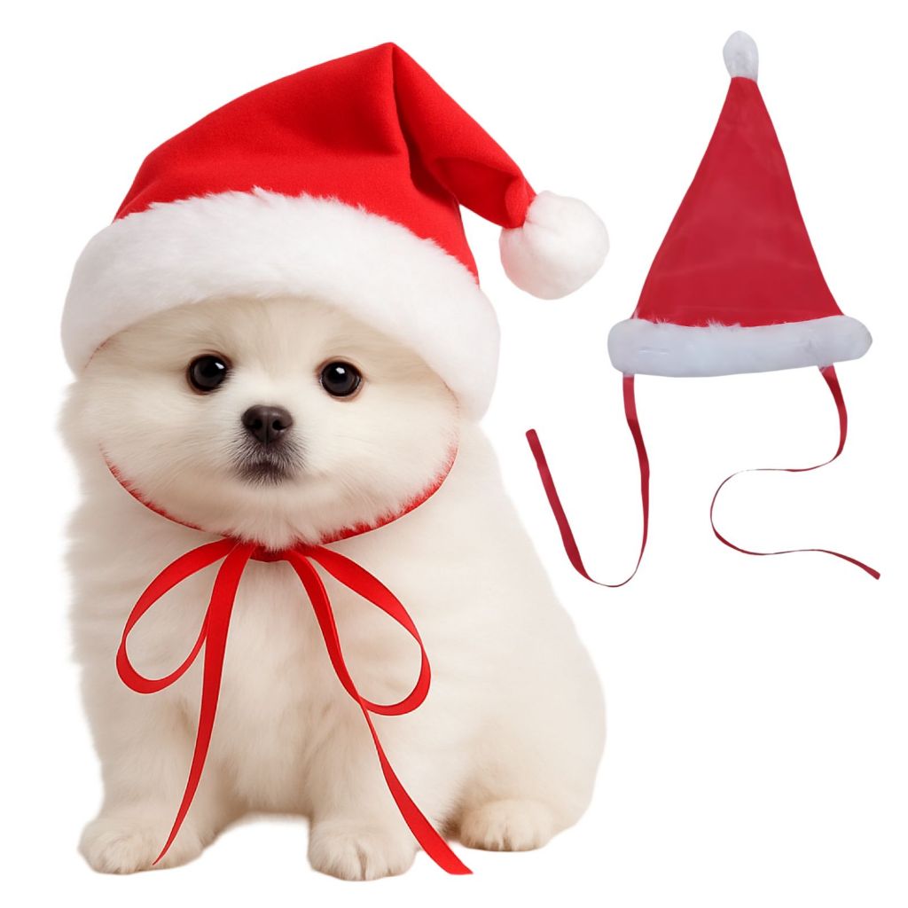 Gorro De Natal Pet Para Gatos Cachorros Pequeno M�