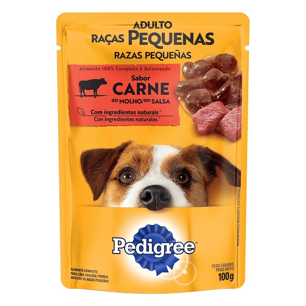 Ração Úmida Sache Pedigree Raças Pequenas Adul