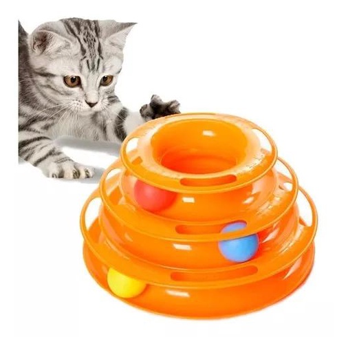 Brinquedo Interativo para Gatos Torre Bolinhas