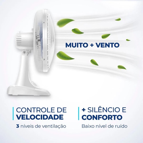 Ventilador De Mesa Turbo 40cm Silencioso Mondial B
