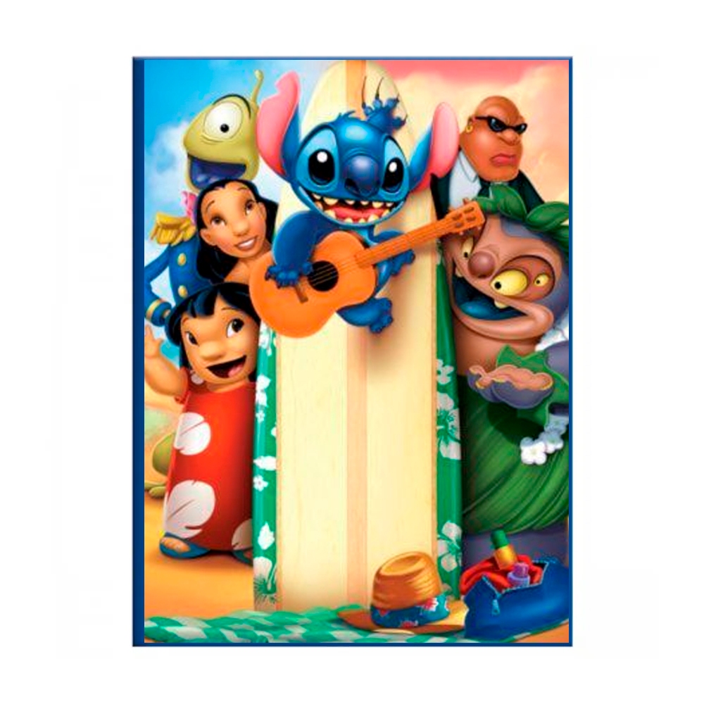 Caderno Brochura Lilo E Stitch Capa Dura