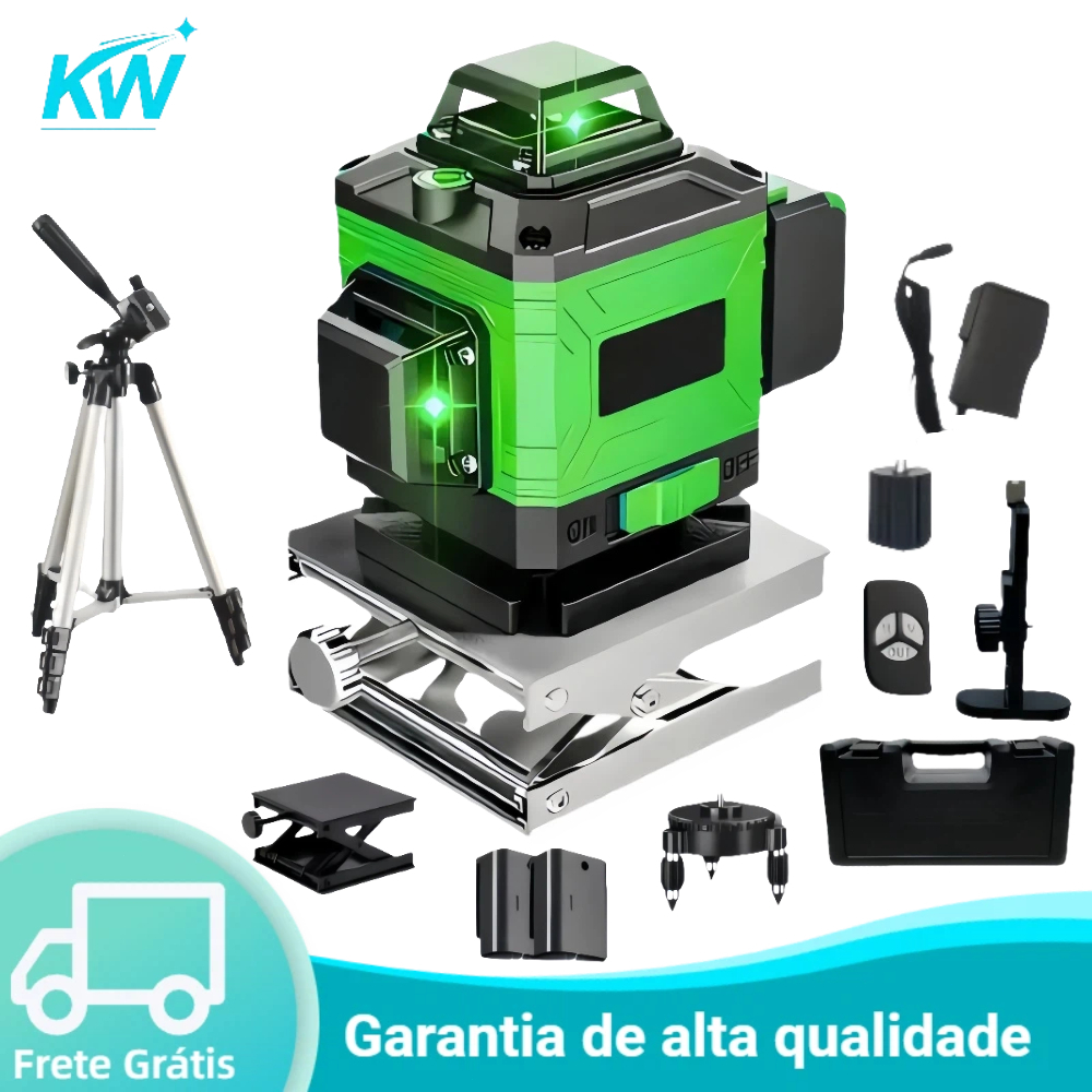12/16 Linhas Nível a Laser Ajustável Nível 360 