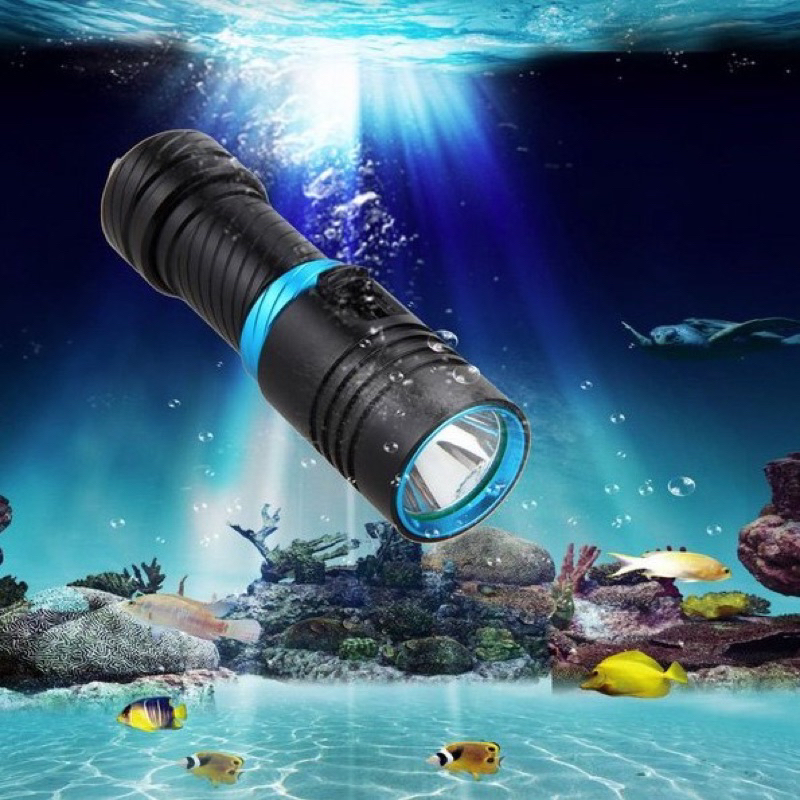 Lanterna de mergulho profissional LED Forte Recarr