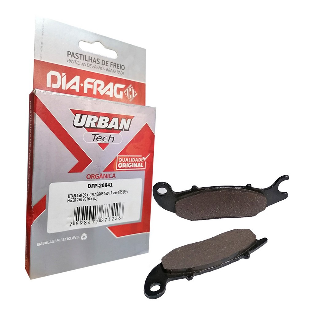 Pastilha Freio Dianteira Titan 150 2009 Até 2014 