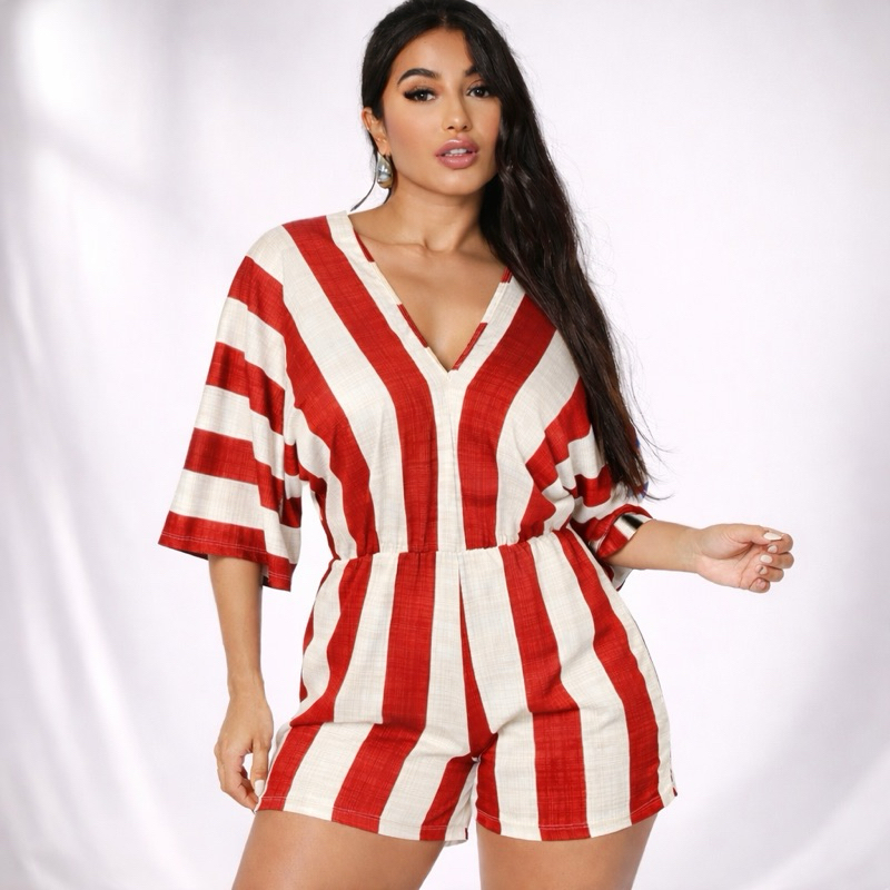 Macaquinho mais vendidos Midi casual macacão gola