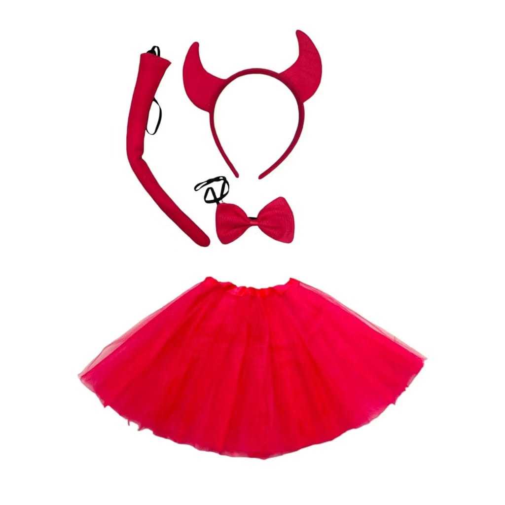 kit fantasia infantil arco + saia [gatinho, coelhi