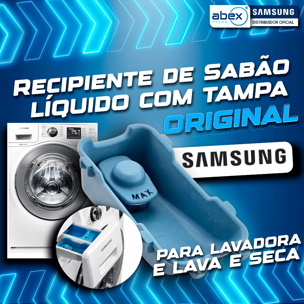 Recipiente De Sabão Líquido Lava E Seca Samsung 