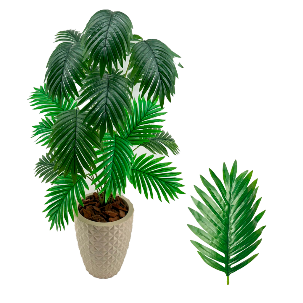 Planta Artificial Palmeira Com Vaso Polietileno Co