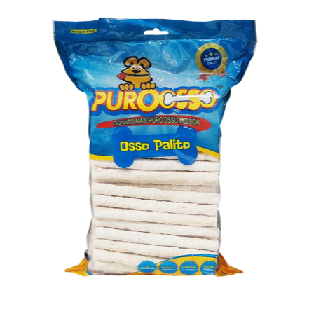 Petisco Ossinho Palito Osso Natural  1kg 8/5