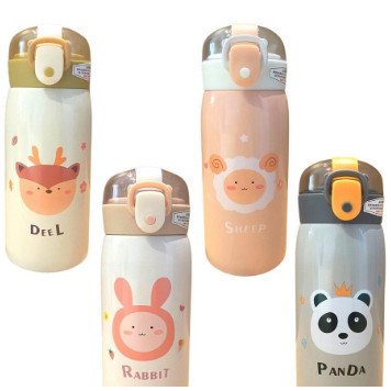 Garrafa Térmica de Bichinho em Inox 350ml Adulto 