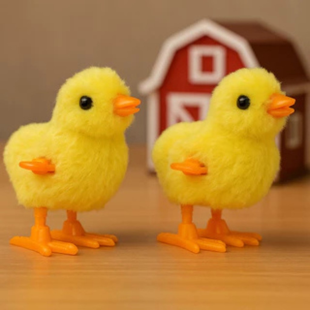 Kit 2 Pintinhos Amarelinho Divertido Pelúcia a Co