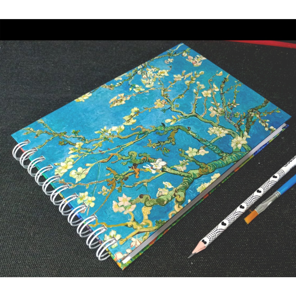 Caderno sketchbook dupla capa dura –  para a