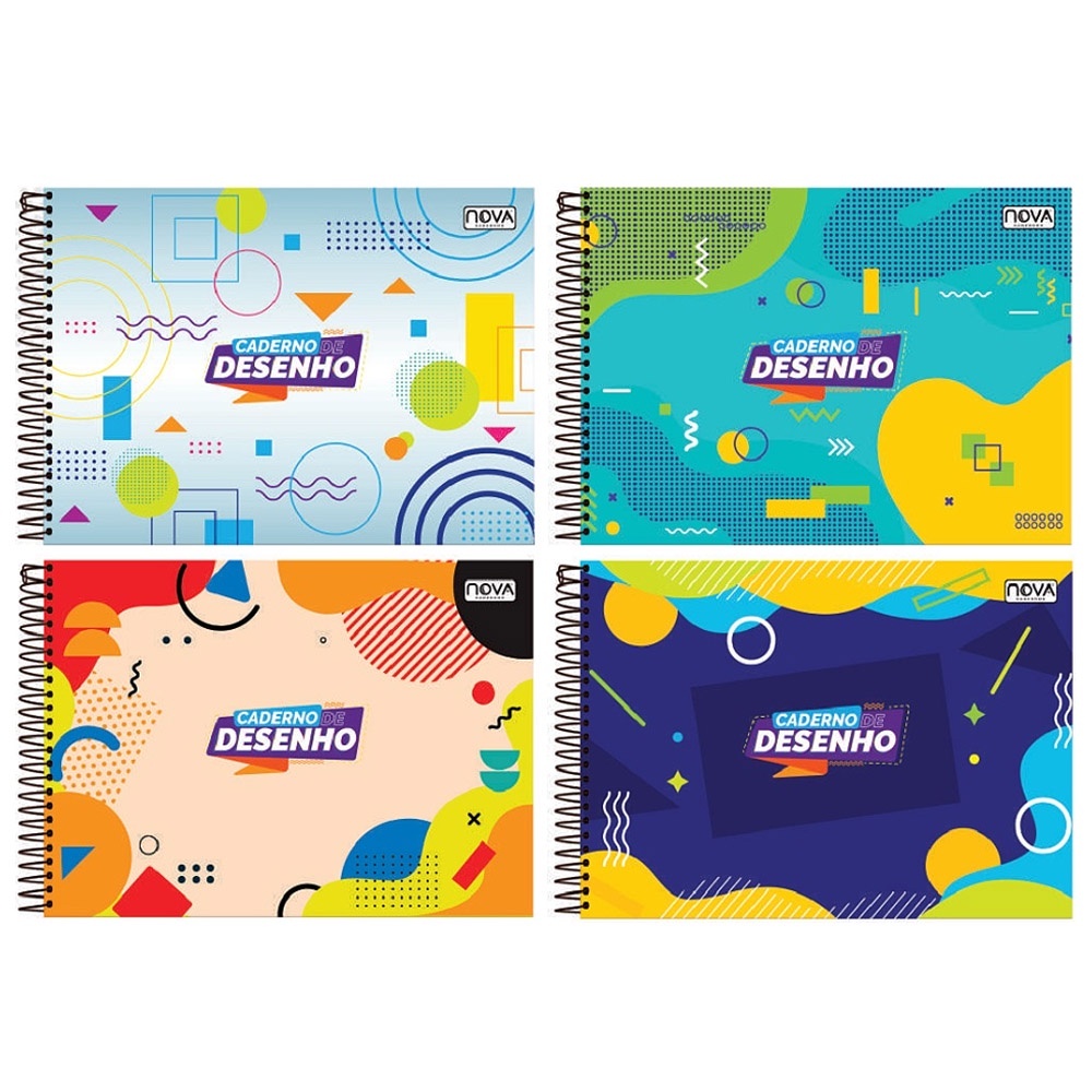 Caderno de Cartografia Desenho ou Meia Pauta Capa 