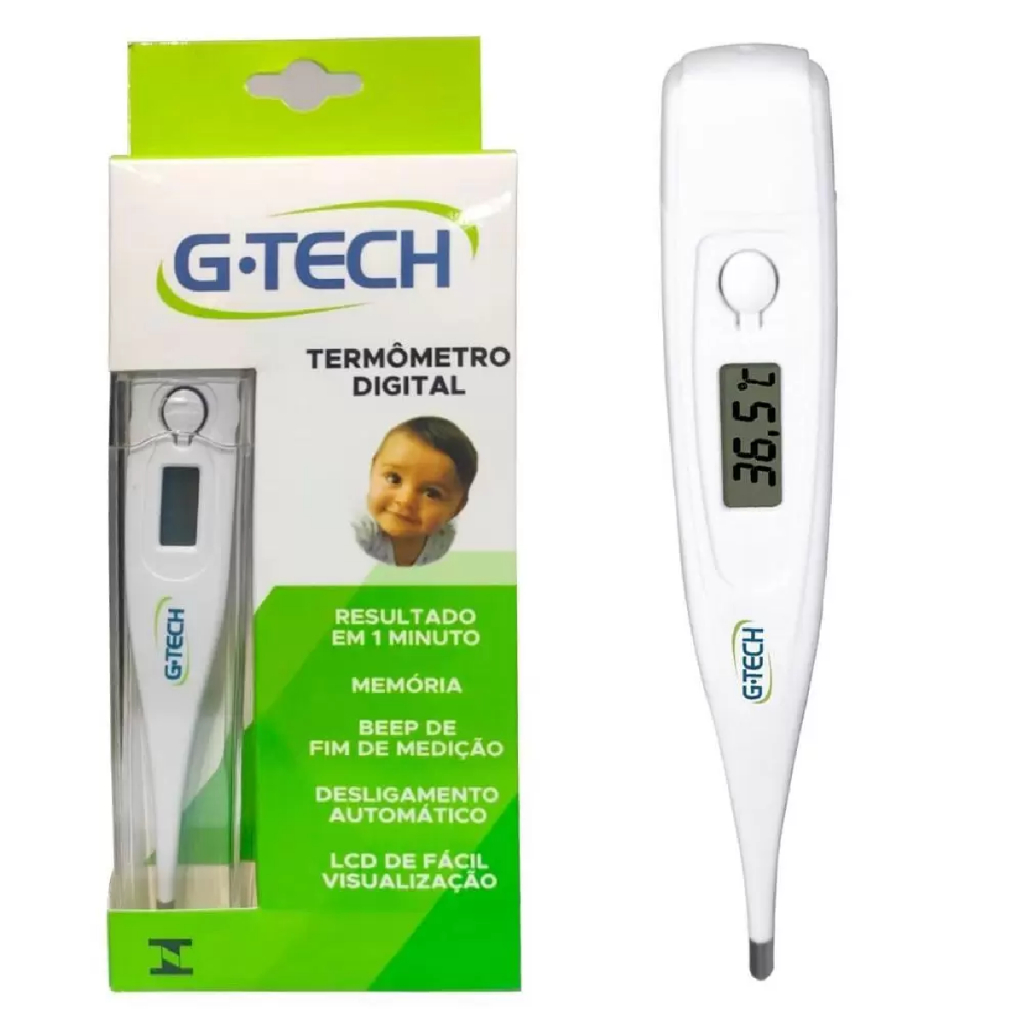 TERMÔMETRO FEBRE CLINICO DIGITAL TH1027 G-TECH