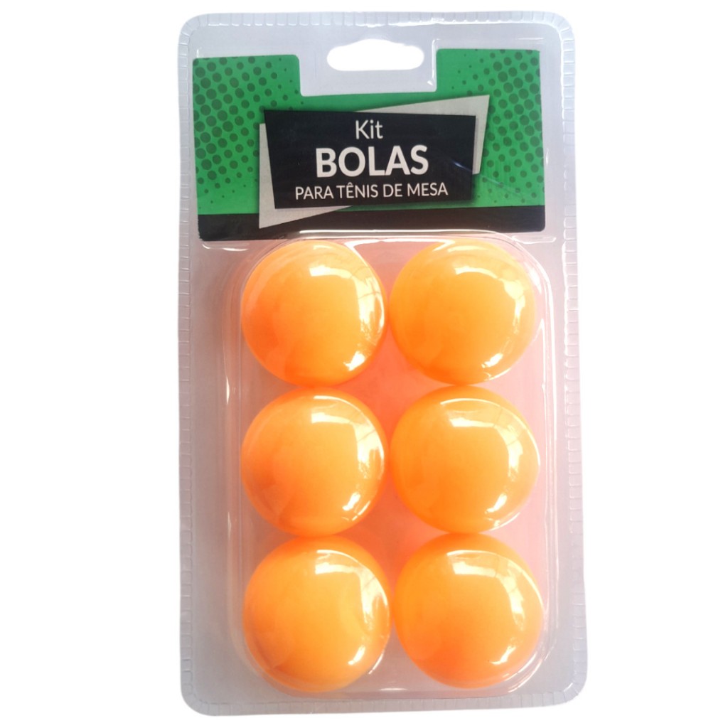 Bola De Ping Pong Bolinha Tênis de Mesa Kit 6 Pe�