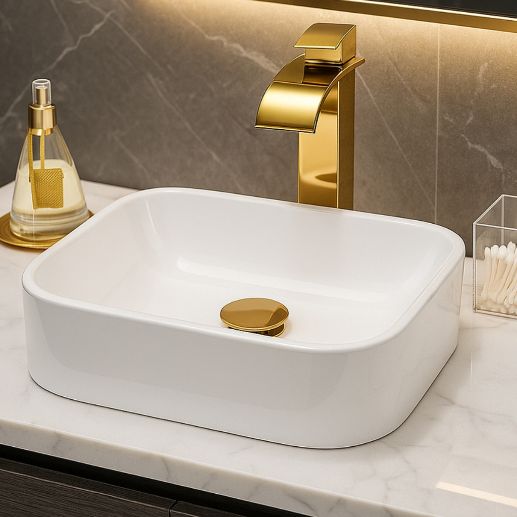 *PROMOÇÃO* Pia Para Banheiro Cuba de Sobrepor 37