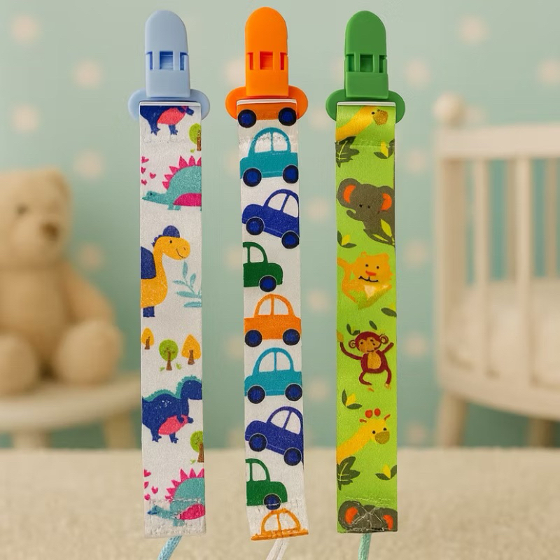 3 Prendedores para Chupeta  Menino | Carros, Safar