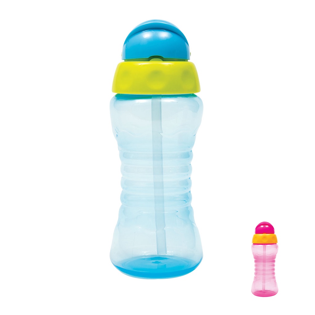 Garrafinha Fresh 300 ml com Canudo Tampa Retrátil