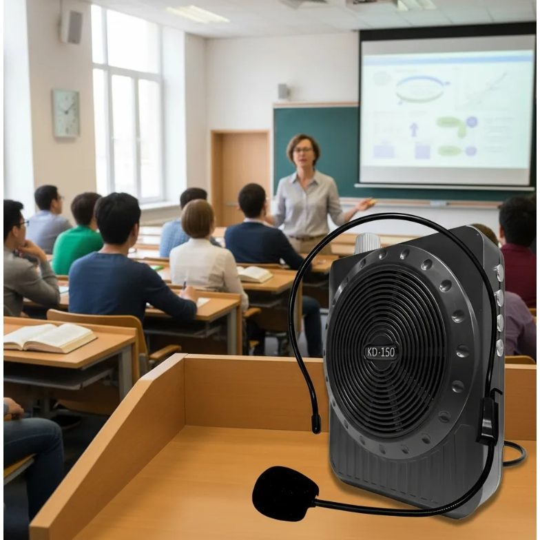 Megafone Portatil Amplificador Kit Professor Com R