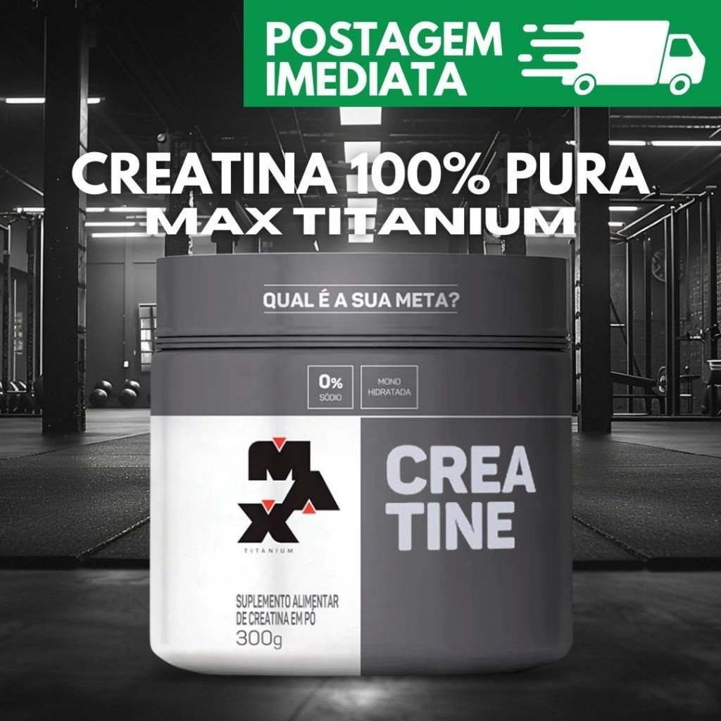 Creatina 100% Pura Max Titanium Monohidratada R