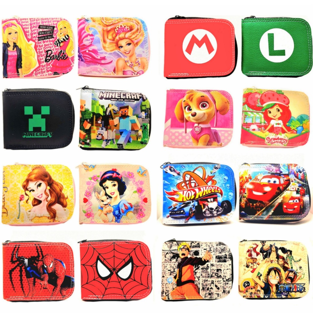 Kit Lançamento 2 Carteiras Infantis Meninos e Men