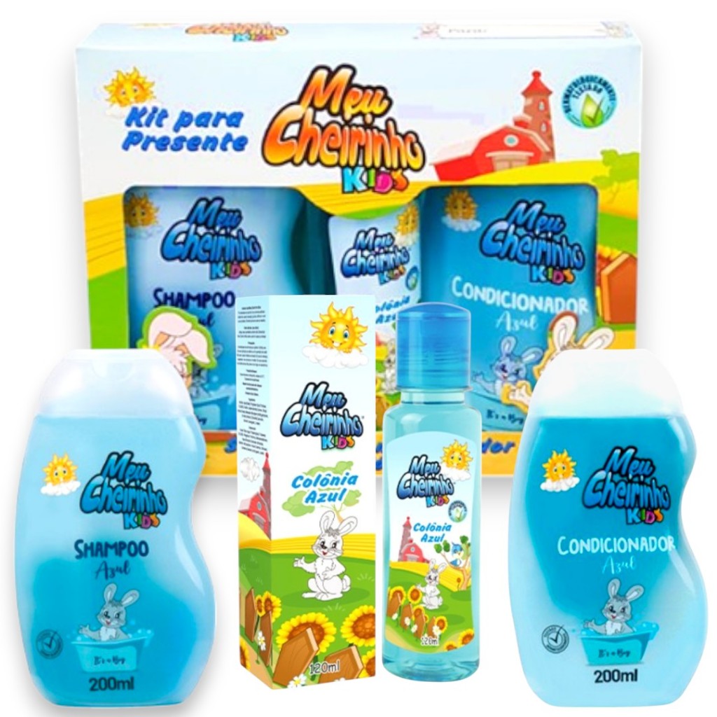 Kit Presente Meu Cheirinho Kid Shampoo Condicionad