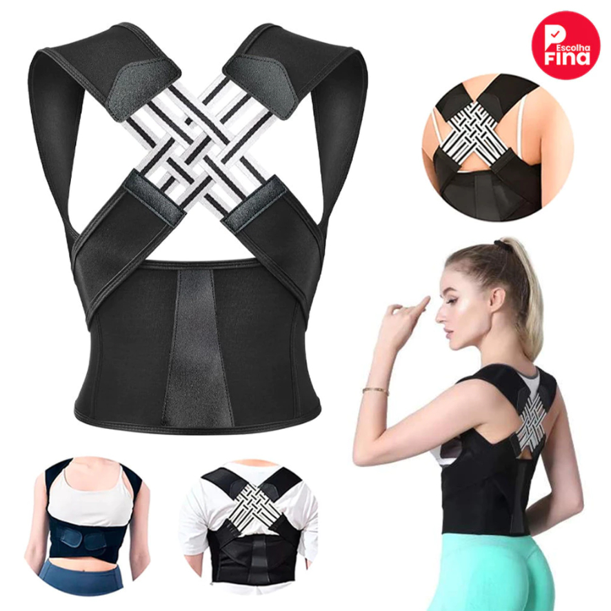 Colete de Postura para Coluna Cervical Alinhamento