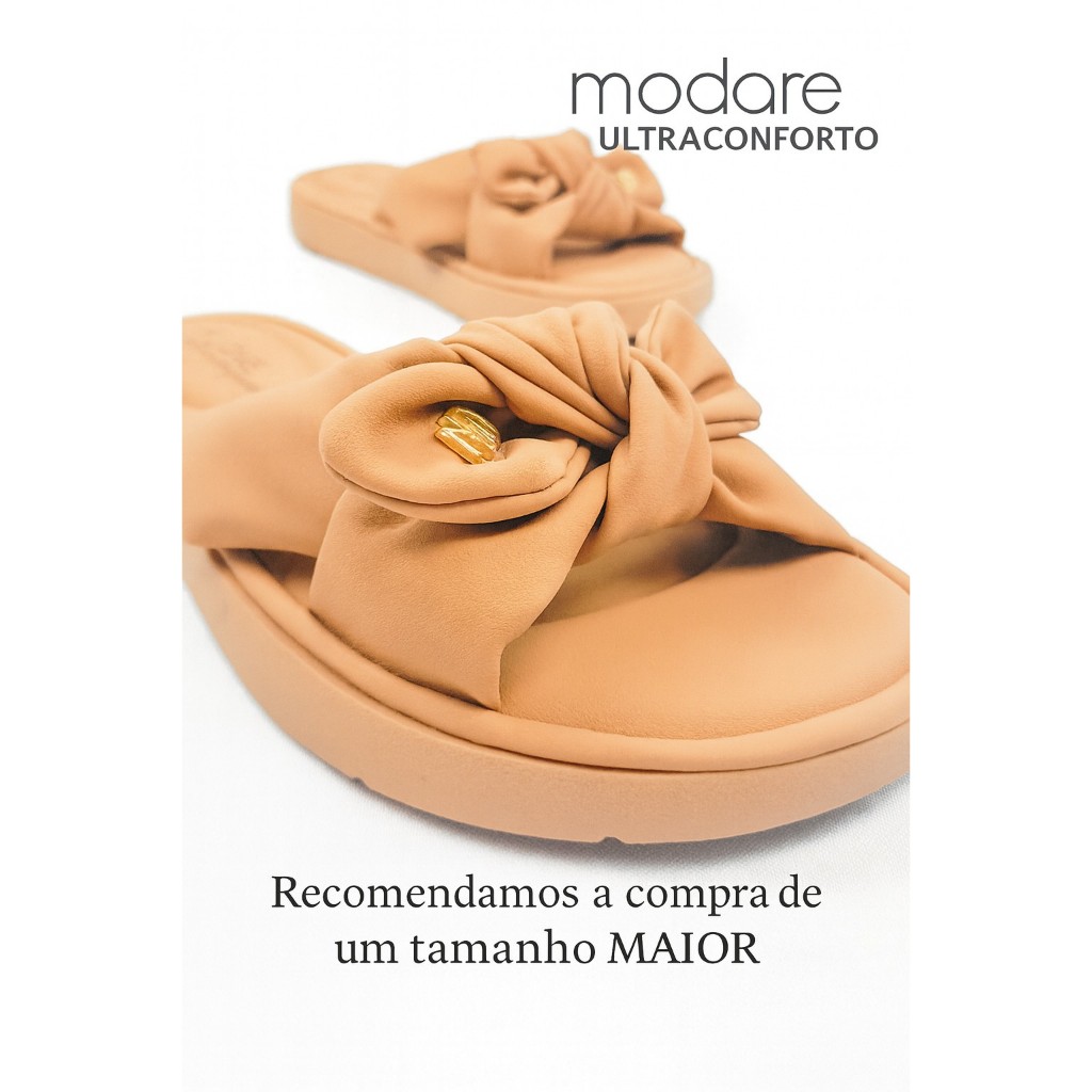 Sandália Modare Rasteira Feminina Ultra Conforto 